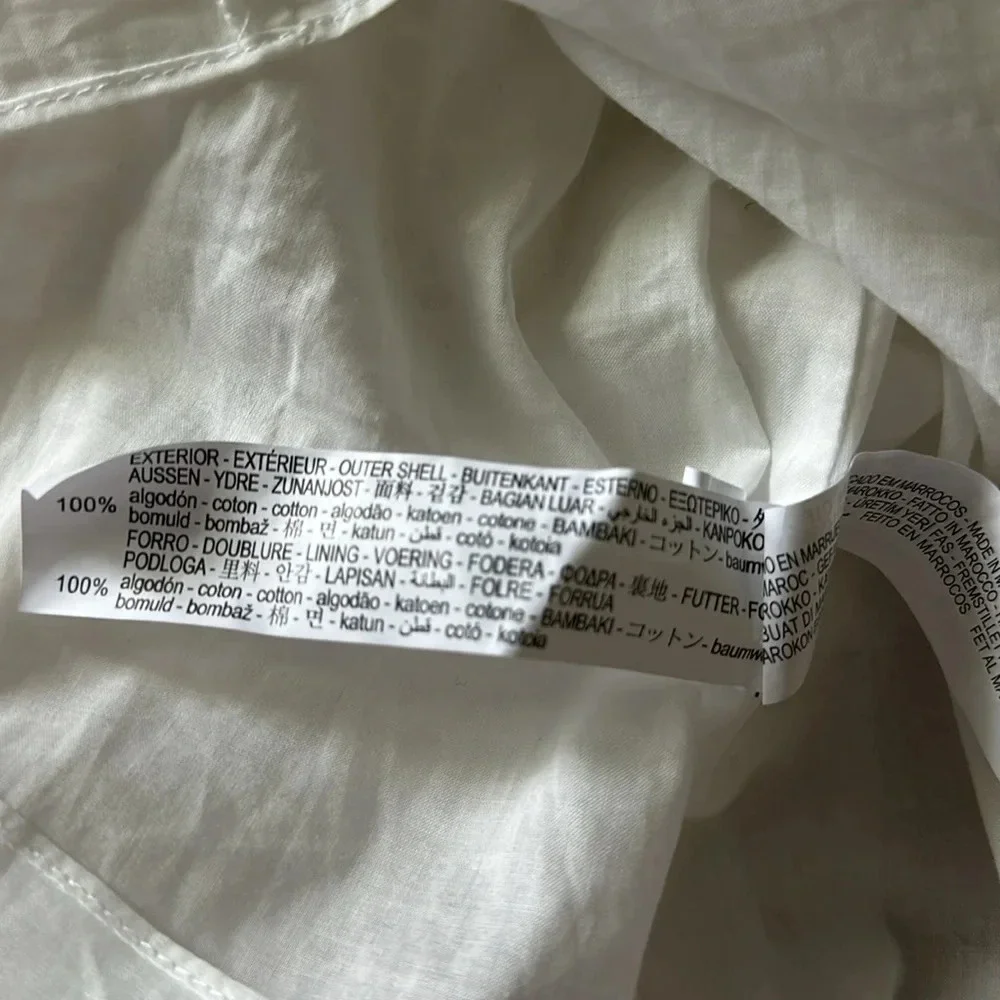 Zara White Mini Dress - Picture 6 of 6